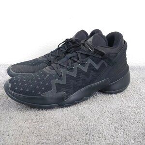 Adidas D.O.N. Issue #2 Pharrell Williams Mens 12 Shoes Lace Up Triple Black